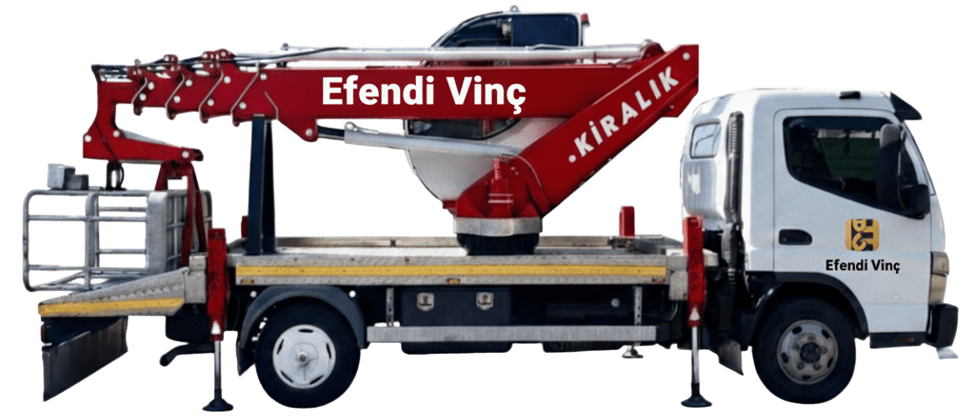Efendi Vinç'e ait sepetli vinç aracı